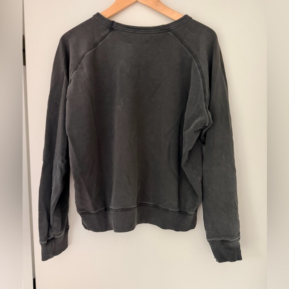 Washed black sweatshirt - Picture 2 of 6